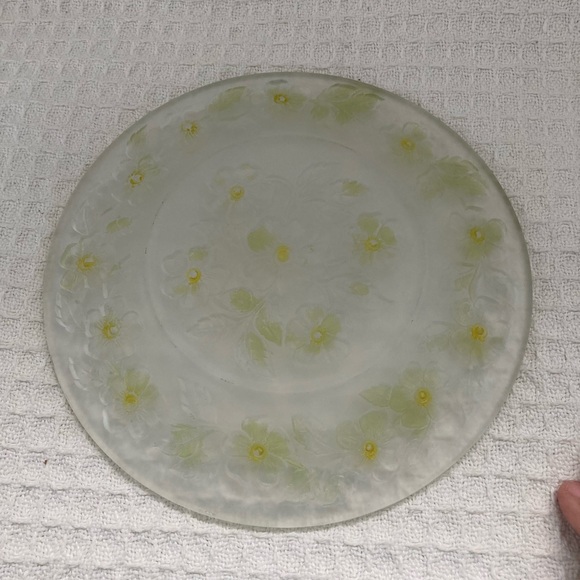 Vintage Sovereign House Frosted Apple Blossom 8.5” Plates - Picture 4 of 7